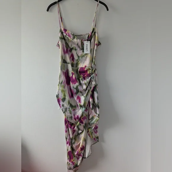 Cider Illusion Ruched Midi Dress NEW Size XL - Picture 9 of 11